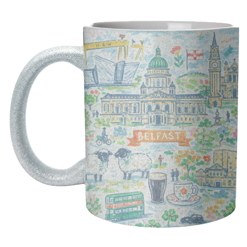 Belfast Painting - unique mug by Ms Doodle