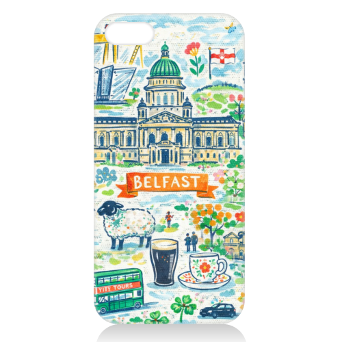 Belfast Painting - unique phone case by Ms Doodle