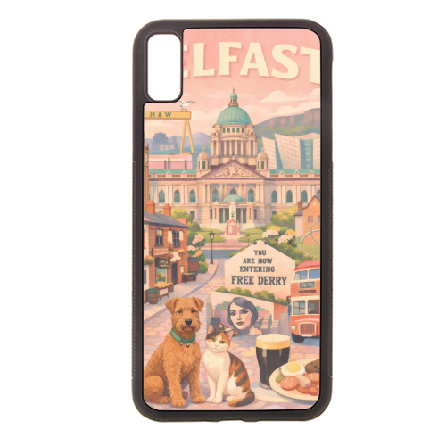 Belfast Pastel Poster - stylish phone case by AP