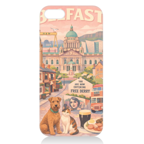 Belfast Pastel Poster - unique phone case by AP