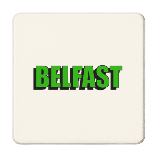 Belfast - personalised beer coaster by Adam Regester