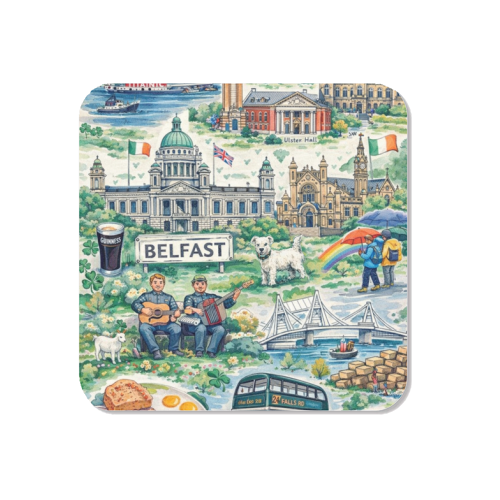 Belfast Watercolour - Magnet by Ms Doodle