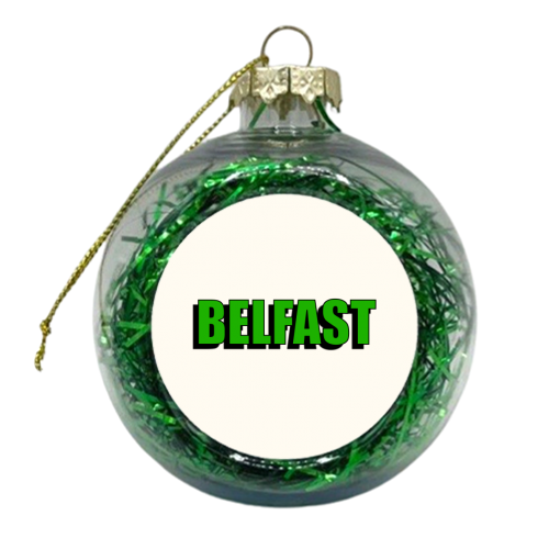 Belfast - xmas bauble by Adam Regester