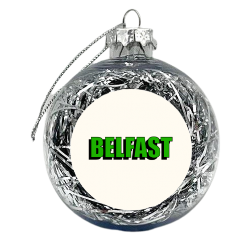 Belfast - xmas bauble by Adam Regester