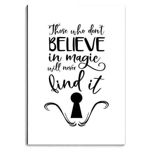 believe in magic -alice - personalised A4, A5, A6 notebook by haris kavalla