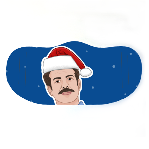 Believe in the magic of Christmas - face cover mask by Loren Grosvenor