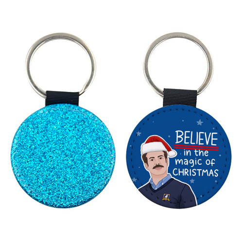 Believe in the magic of Christmas - keyring by Loren Grosvenor