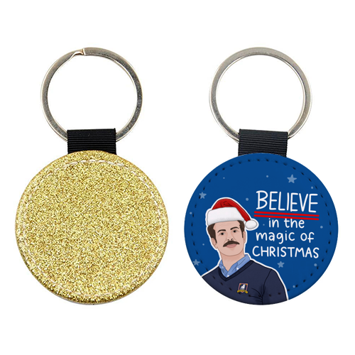 Believe in the magic of Christmas - keyring by Loren Grosvenor