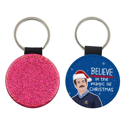 Believe in the magic of Christmas - keyring by Loren Grosvenor