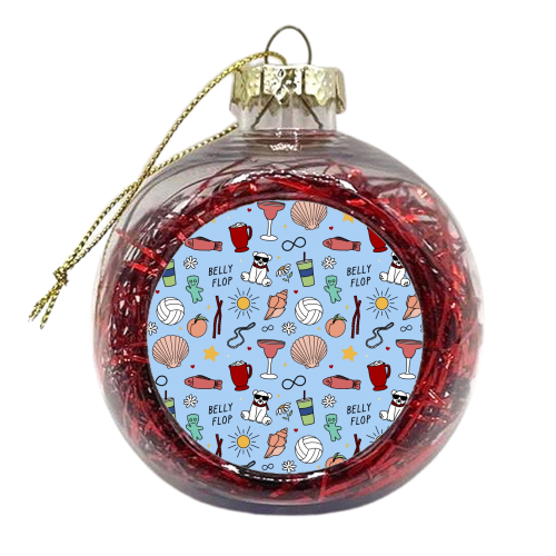Belly Conklin pattern - xmas bauble by The Girl Next Draw