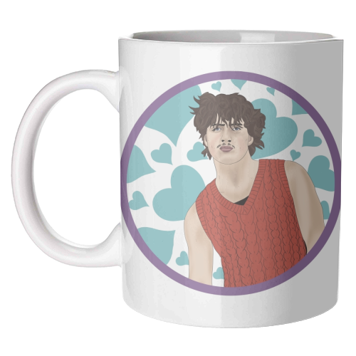 Benson Boone Heart Print - unique mug by Drawings by Firefly