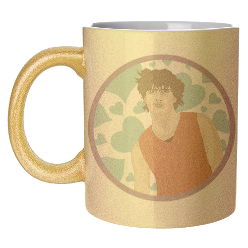 Benson Boone Heart Print - unique mug by Drawings by Firefly