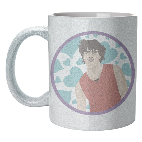 Benson Boone Heart Print - unique mug by Drawings by Firefly