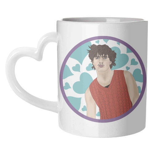 Benson Boone Heart Print - unique mug by Drawings by Firefly