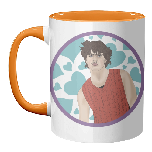 Benson Boone Heart Print - unique mug by Drawings by Firefly