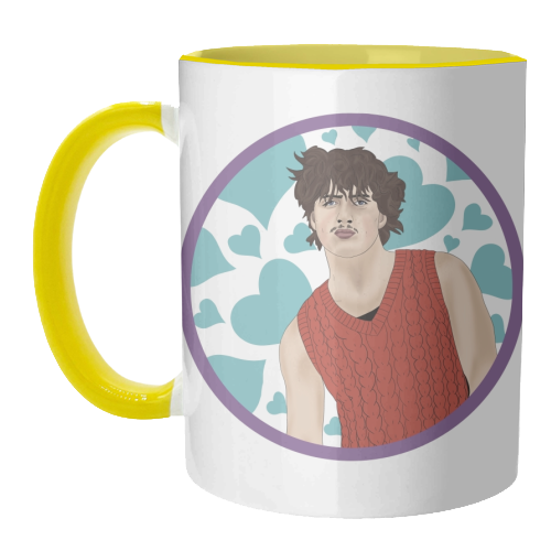 Benson Boone Heart Print - unique mug by Drawings by Firefly