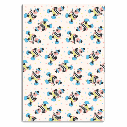 Bertie Bash - Allsorts Can Happen - personalised A4, A5, A6 notebook by Lisa Wardle