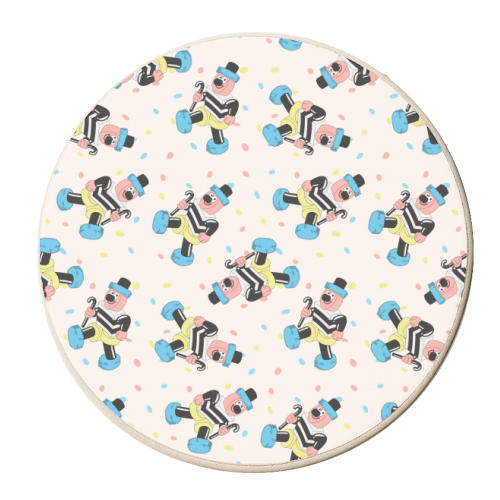 Bertie Bash - Allsorts Can Happen - personalised beer coaster by Lisa Wardle