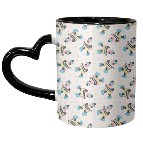 Bertie Bash - Allsorts Can Happen - unique mug by Lisa Wardle