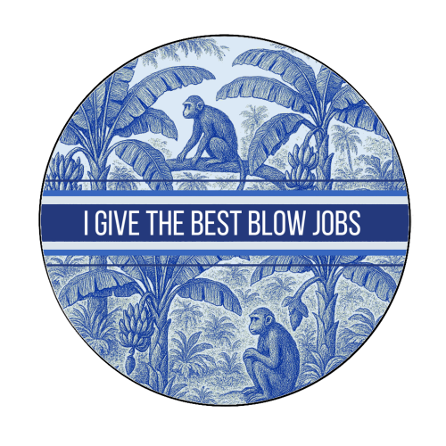 Best Blow Jobs - Circle Sticker by Lilly Rose