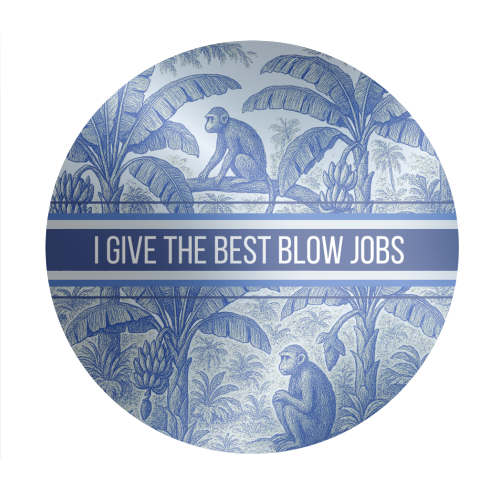 Best Blow Jobs - Circle Sticker by Lilly Rose