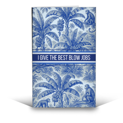 Best Blow Jobs - funny greeting card by Lilly Rose