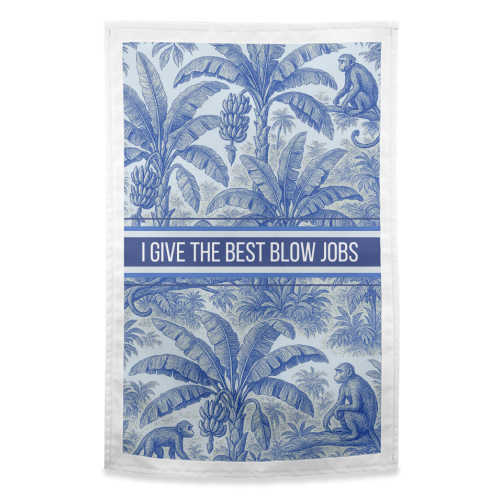 Best Blow Jobs - funny tea towel by Lilly Rose