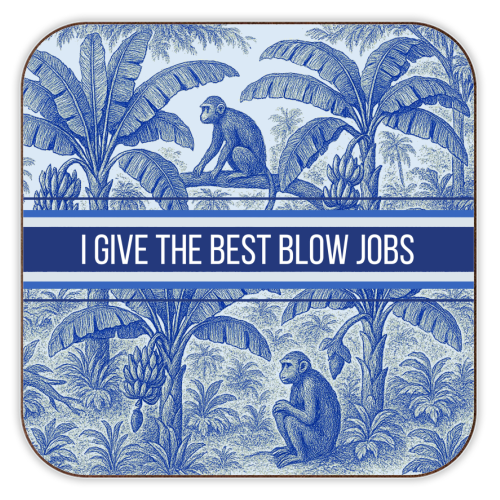 Best Blow Jobs - personalised beer coaster by Lilly Rose