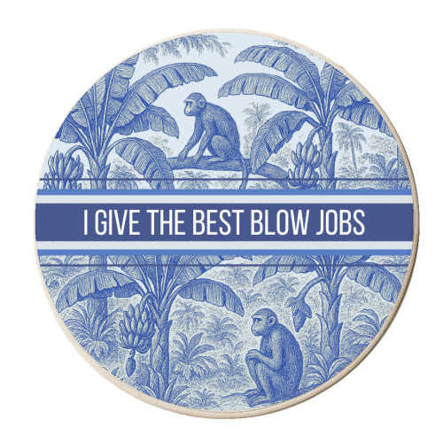 Best Blow Jobs - personalised beer coaster by Lilly Rose