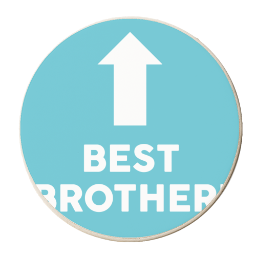 Best Brother! - personalised beer coaster by AP