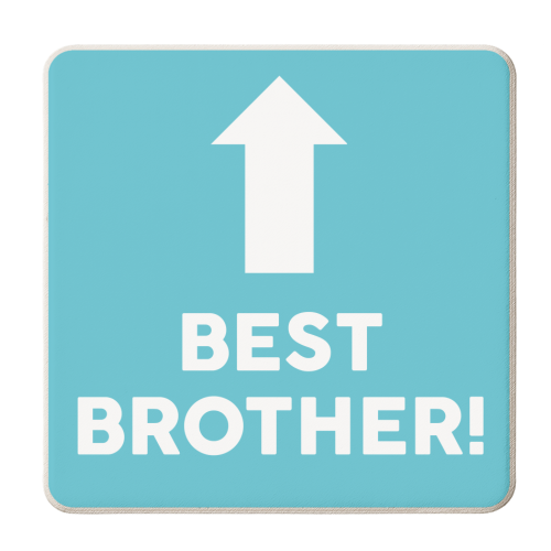 Best Brother! - personalised beer coaster by AP