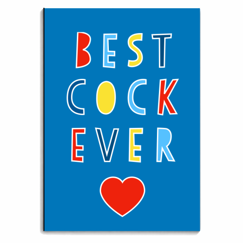 Best Cock Ever - personalised A4, A5, A6 notebook by Adam Regester
