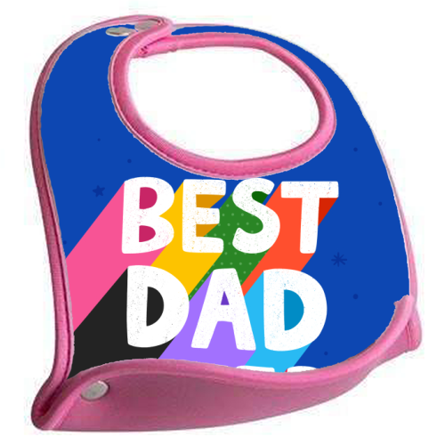 Best Dad Ever - feeding bib by Loren Grosvenor