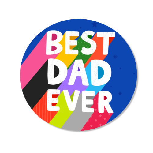 Best Dad Ever - Magnet by Loren Grosvenor