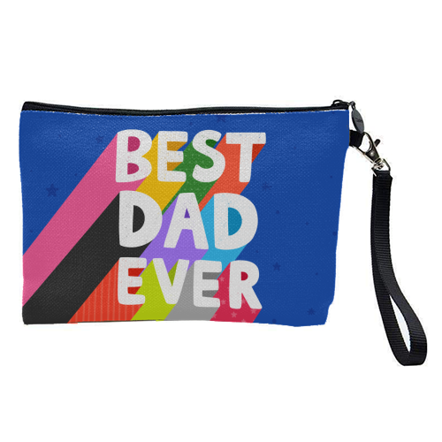 Best Dad Ever - pretty makeup bag by Loren Grosvenor