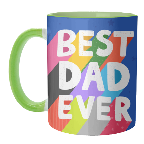 Best Dad Ever - unique mug by Loren Grosvenor