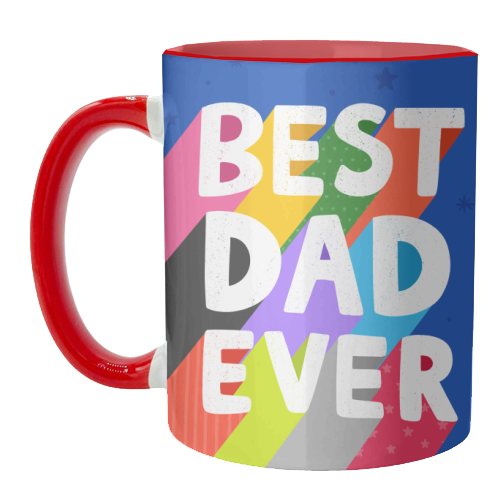 Best Dad Ever - unique mug by Loren Grosvenor