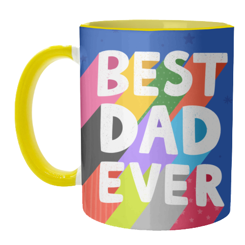 Best Dad Ever - unique mug by Loren Grosvenor
