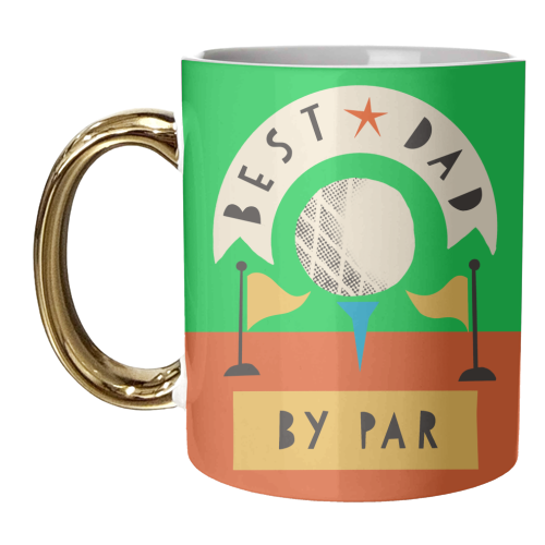 Best Dad Golf Design - unique mug by AbiGoLucky