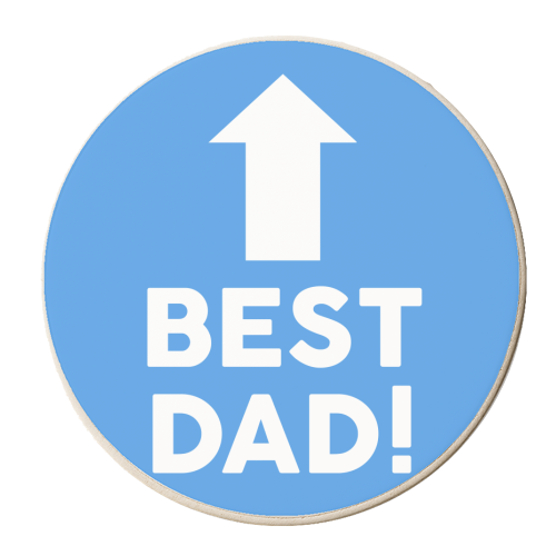 BEST DAD! - personalised beer coaster by AP
