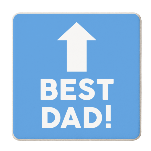 BEST DAD! - personalised beer coaster by AP