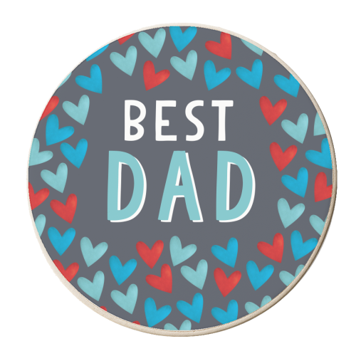 Best Dad - personalised beer coaster by The Boy and the Bear