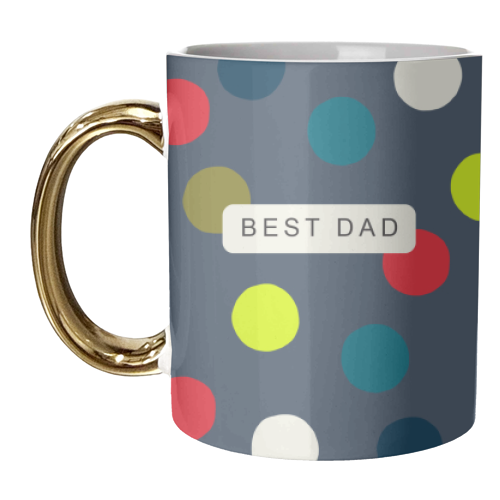 Best Dad spotty - unique mug by The Boy and the Bear