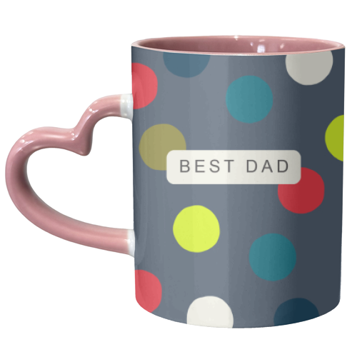 Best Dad spotty - unique mug by The Boy and the Bear