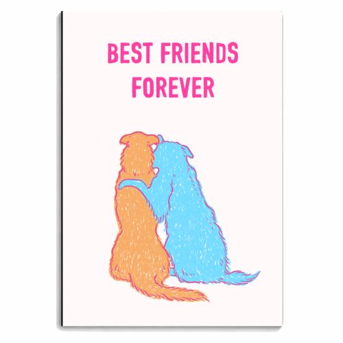 Best Friends Forever - personalised A4, A5, A6 notebook by Adam Regester