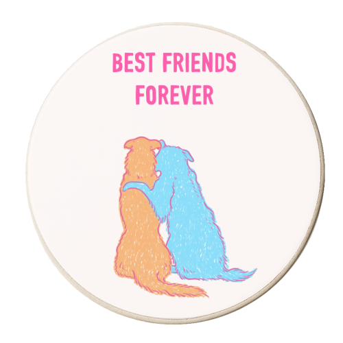 Best Friends Forever - personalised beer coaster by Adam Regester