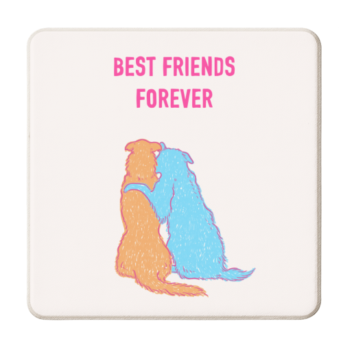 Best Friends Forever - personalised beer coaster by Adam Regester