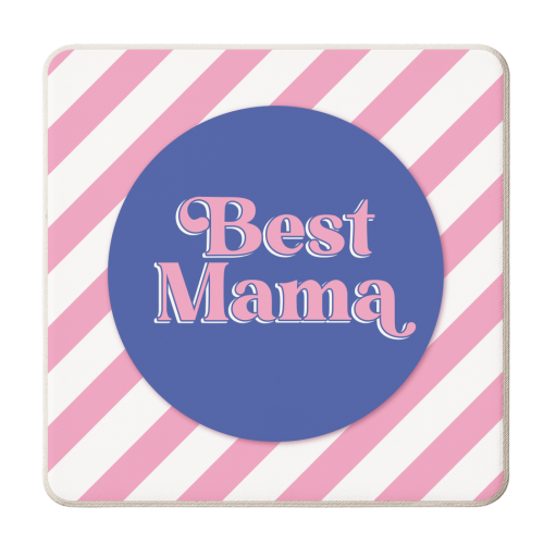 Best Mama - personalised beer coaster by Mad Philomena