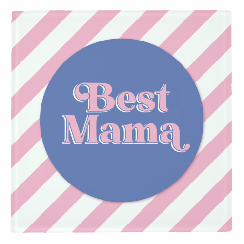 Best Mama - personalised beer coaster by Mad Philomena