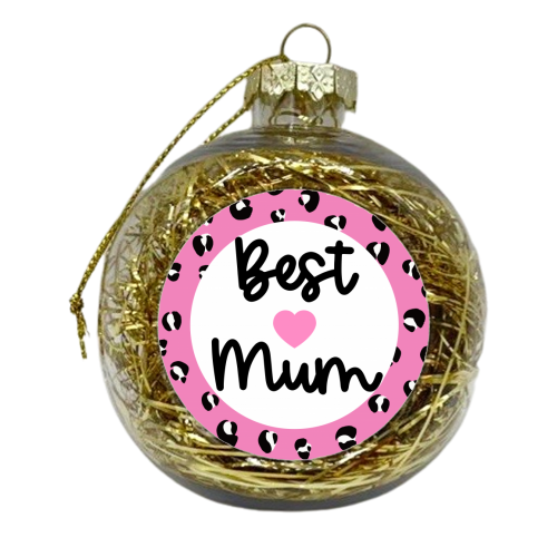Best Mum - xmas bauble by Adam Regester